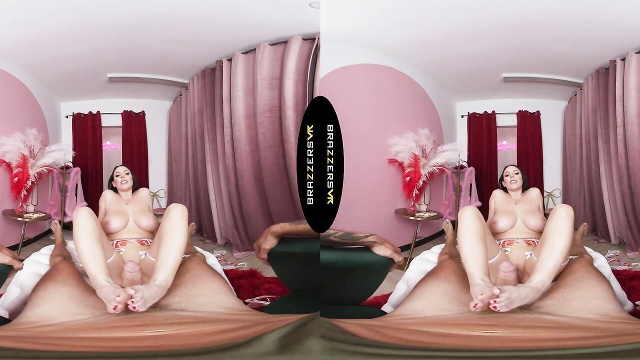 BRAZZERS - ZZ VR Presents Busty Curvaceous and Horny Brunette Angela White in Wife Fantasy POV