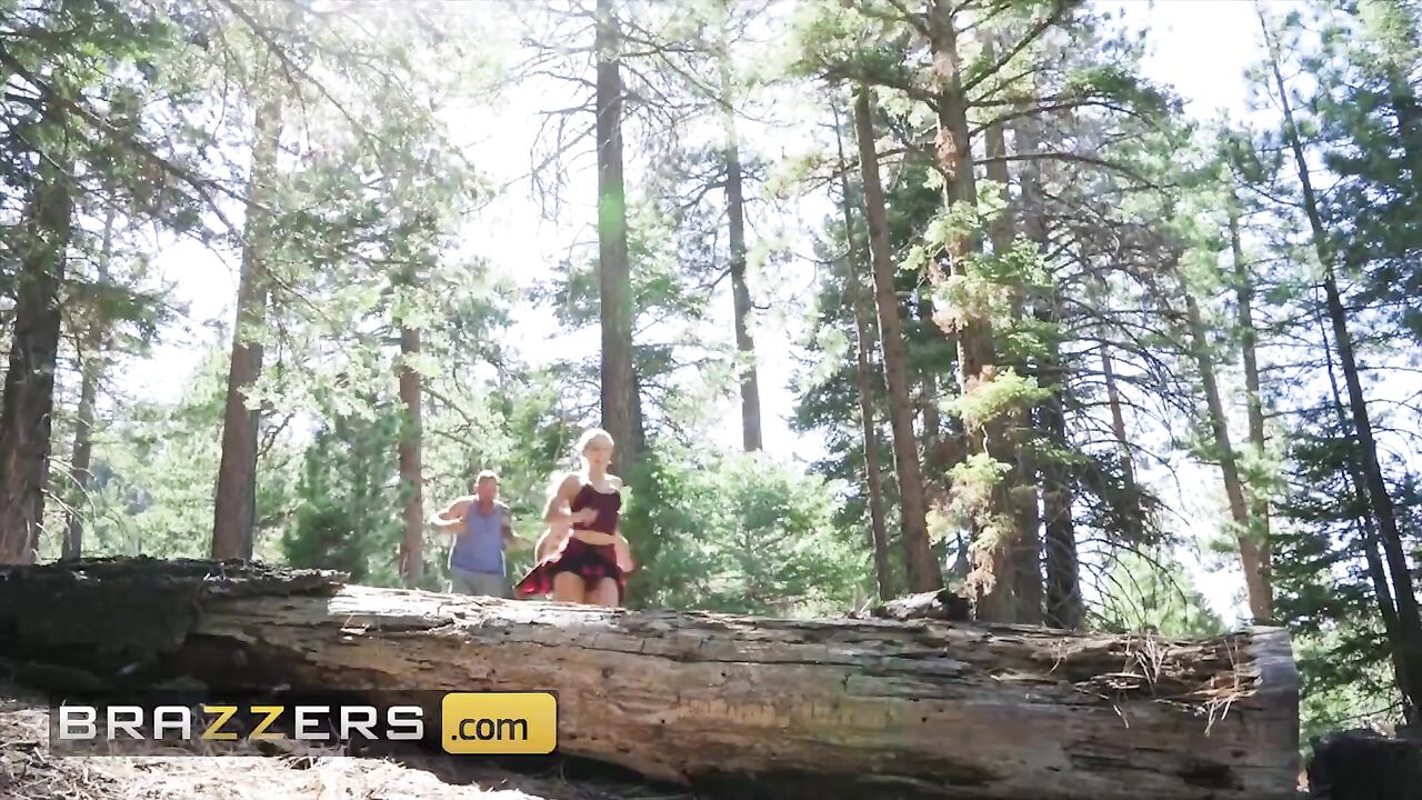 Brazzers - Abella Danger takes Charles & Scott in the woods for a hardcore