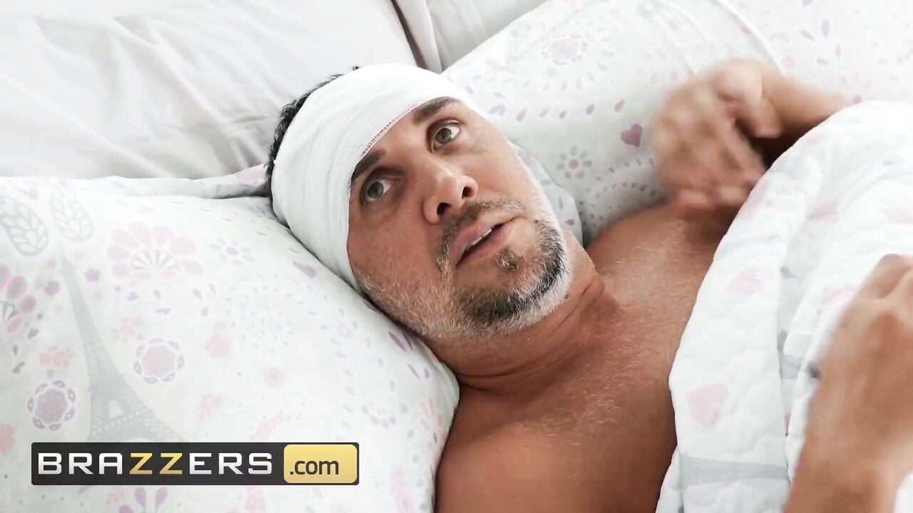 Brazzers - Small tit Brooklyn Gray shows off her new stockings