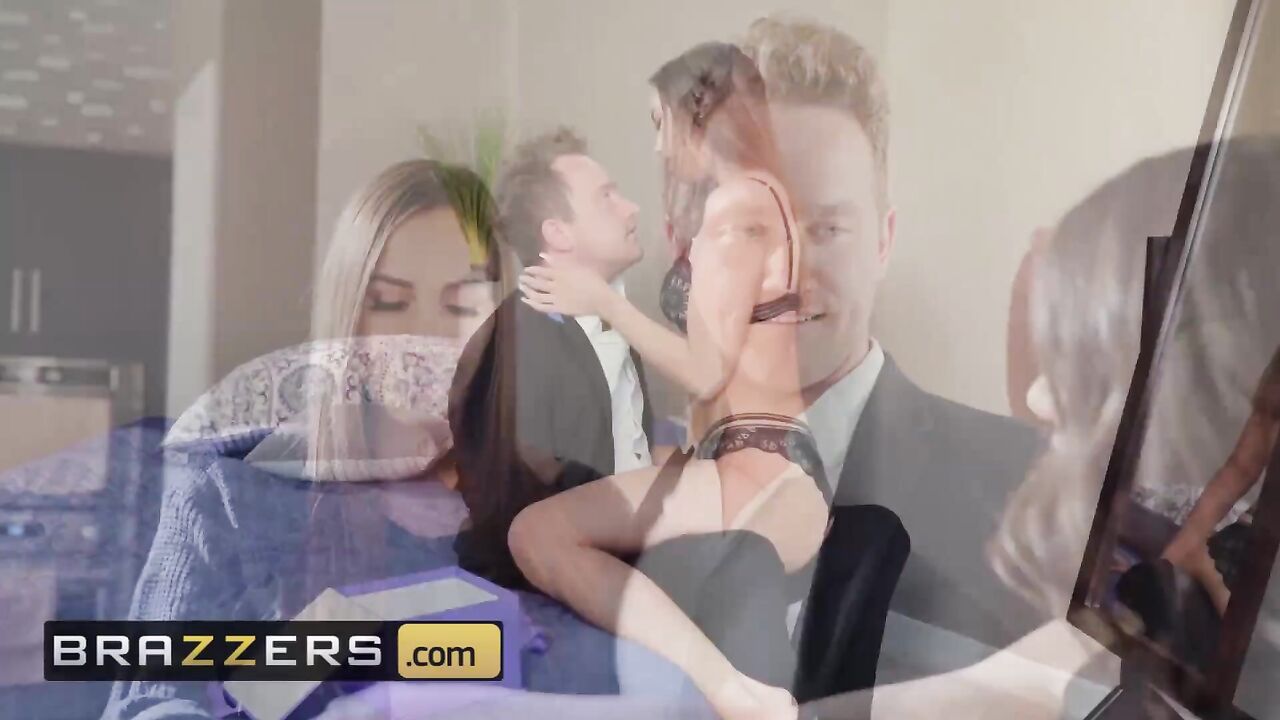 Brazzers - stepsisters sissor & fight over dick