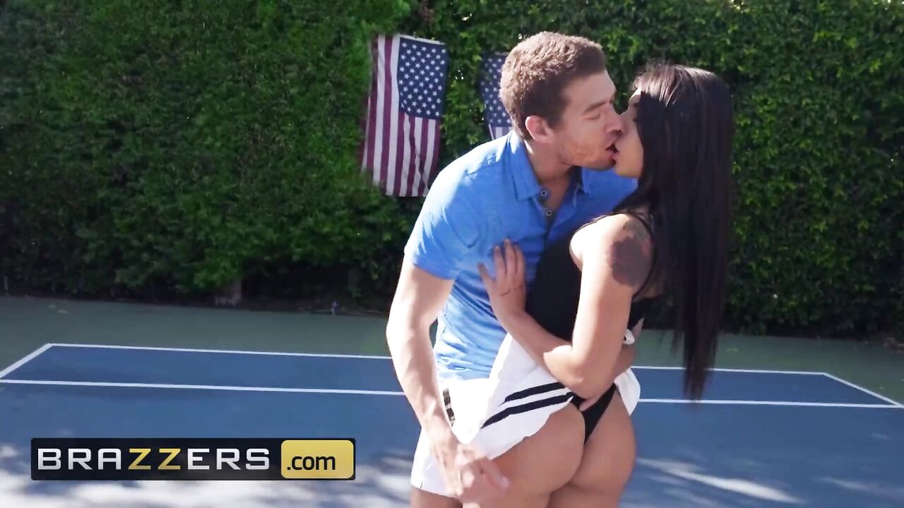 Brazzers - Inked Gina Valentina gets fucked on the tennis court