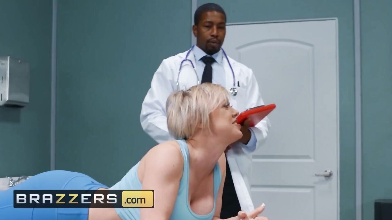 Brazzers -Blonde milf Dee Williams gets anal checked by bbc