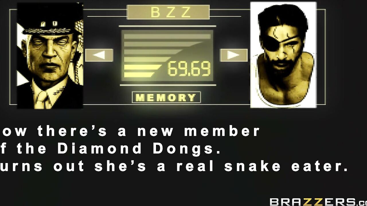 Metal Rear Solid: The Phantom Peen (A XXX Parody - Brazzers