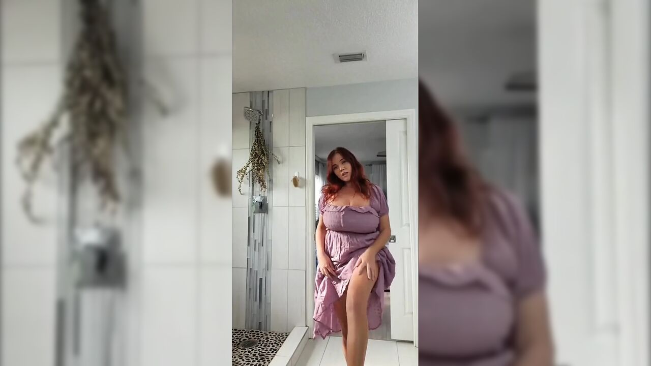 Feeling Sexy Trying on Clothes and Lingerie Compilation