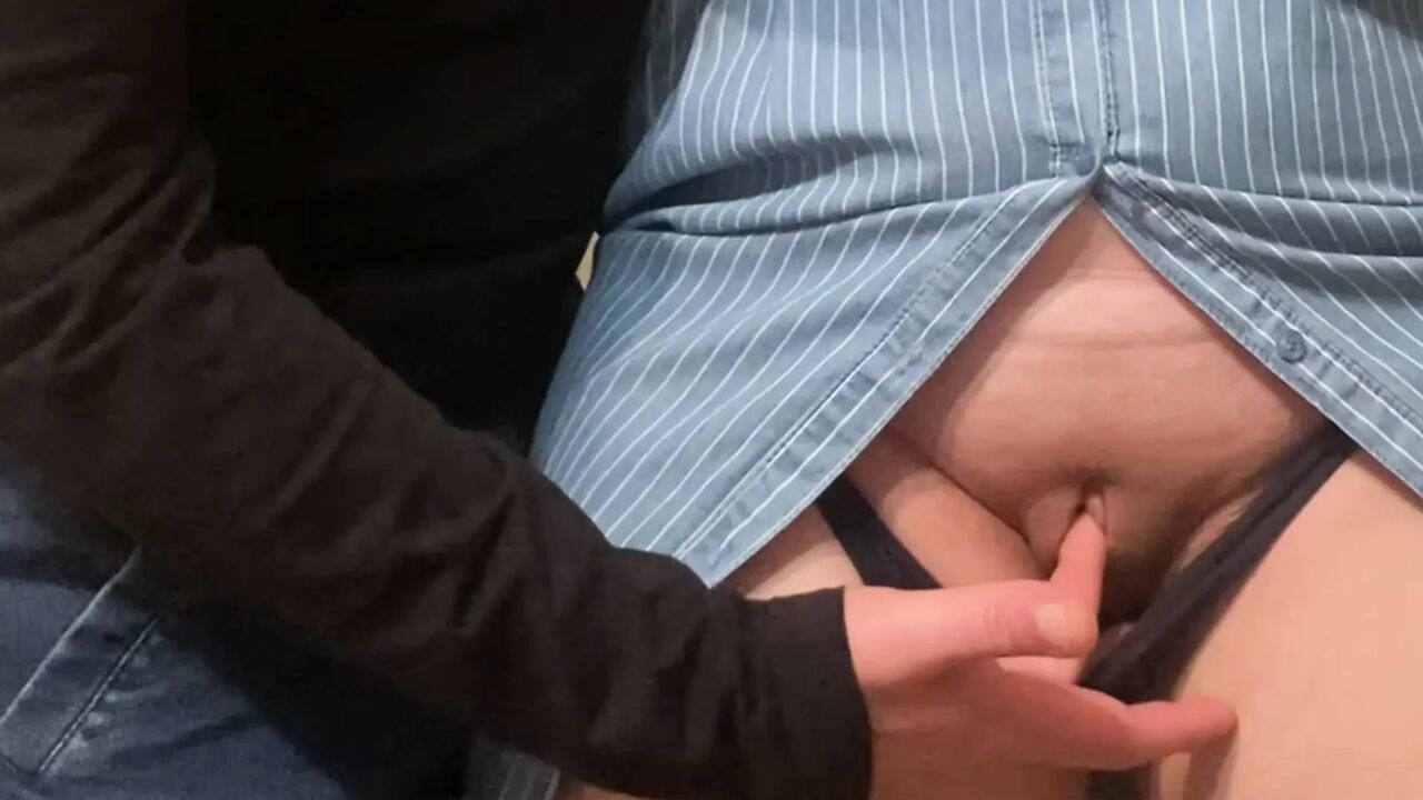 OMG!!! A Stranger Rubs His Dick On Me and Fingered My Pussy in The Subway