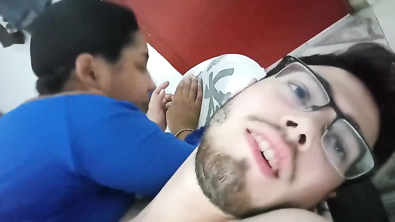 18 year old brunette big saggy tits from New York United States fucking her stepbrother's big dick part 69