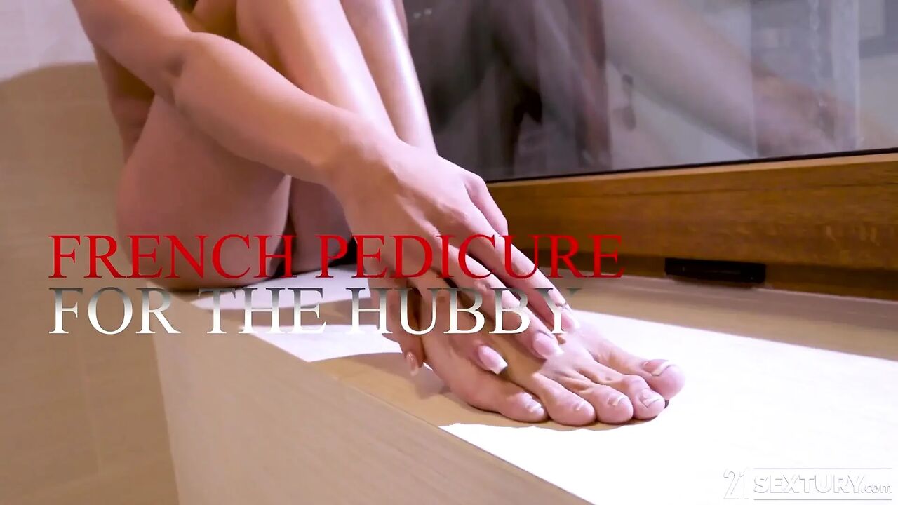21 Sextury - Hot Cherry Kiss Gets Fucked in the Ass and Before Getting Her Feet Covered in Cum