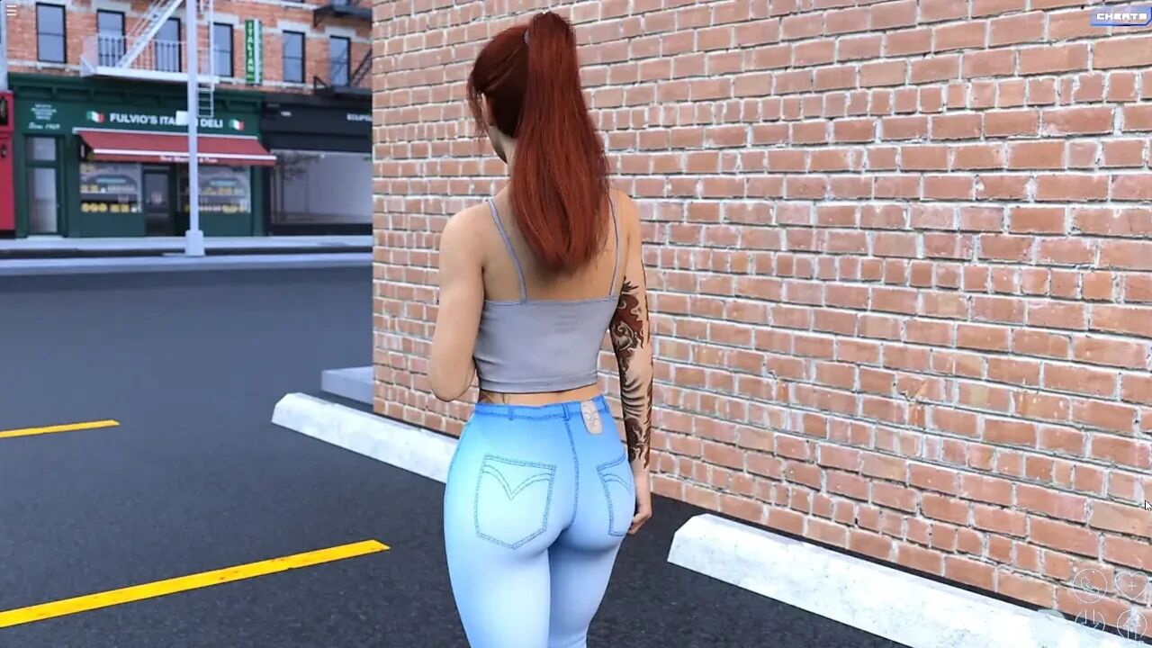 Jake Having Fun With Veronica In Public Place