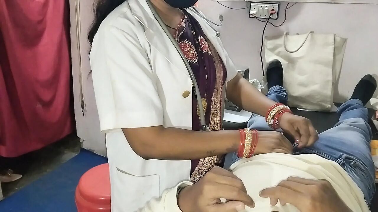 The lady doctor fucked hard when I was checking my body in clinic