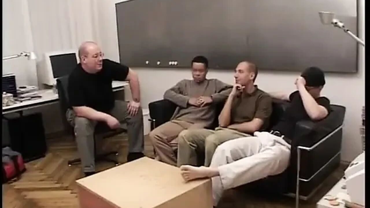 Skinny asian whore got gang banged badly