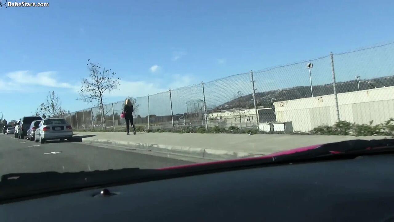 Blonde babe gets fucked and plays with herself