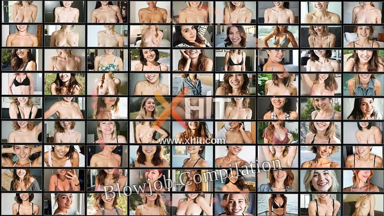 Arousing blowjob compilation with Liza del Sierra and friends
