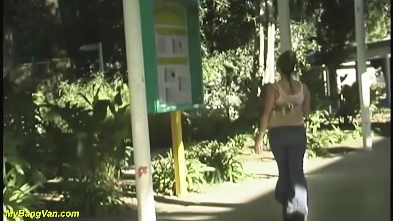 Crazy milf picked up for bang van sex