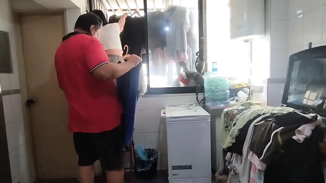 She Tells Me That if I Help Her Hang up the Clothes We Have Sex