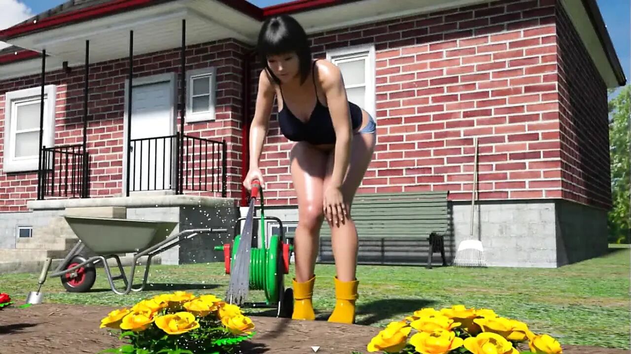 Lily of the valley: she got caught naked in the bathroom