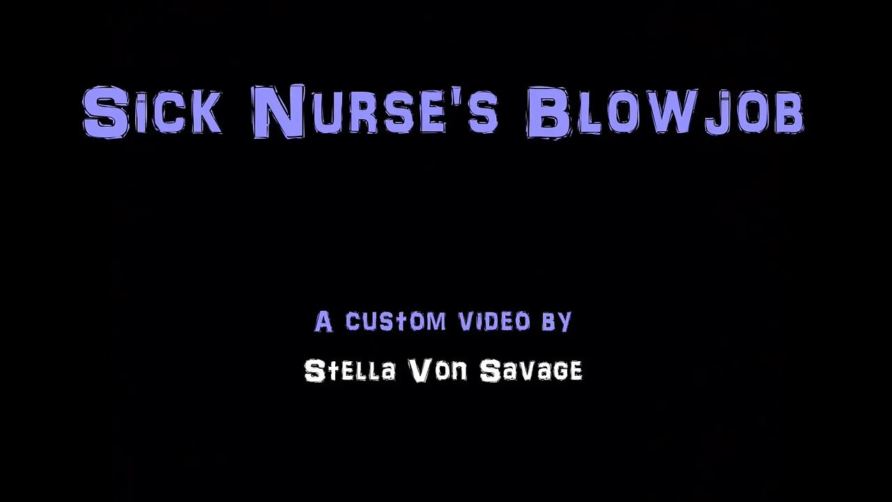 Sick Nurse Gives Blowjob in Latex Gloves