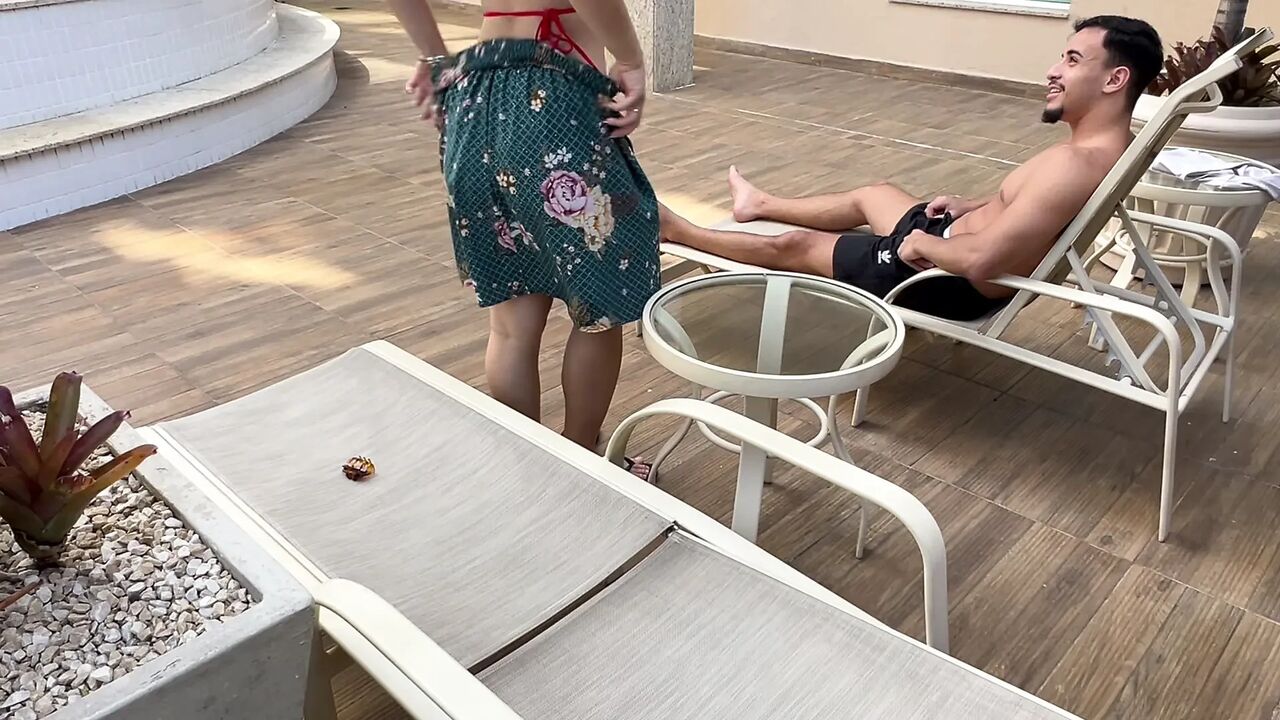 Married redhead cheats on her husband with neighbor and returns to her husband with pussy full of milk