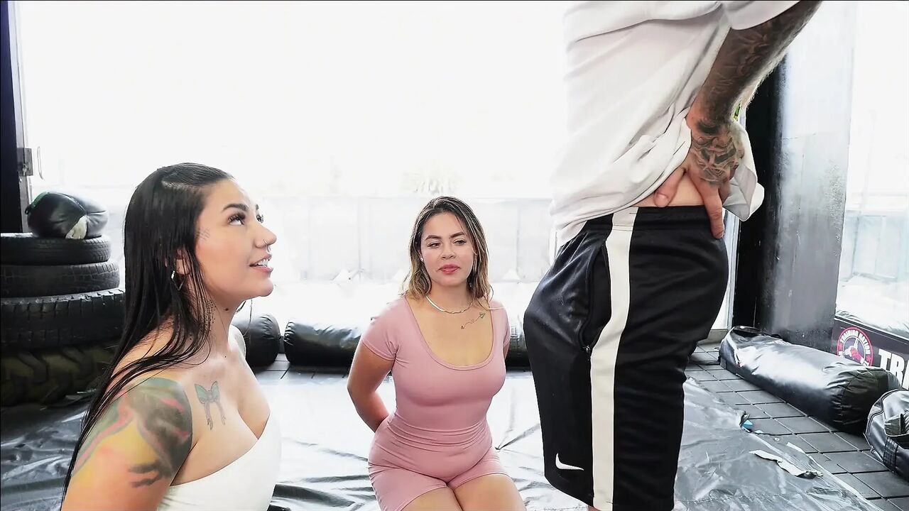 I didn't want to do it but we had a threesome with our GYM trainer