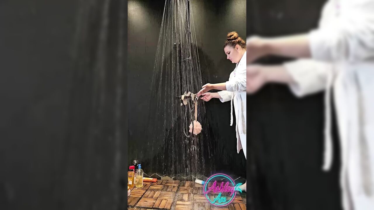 Shower Time With Ashley Ace