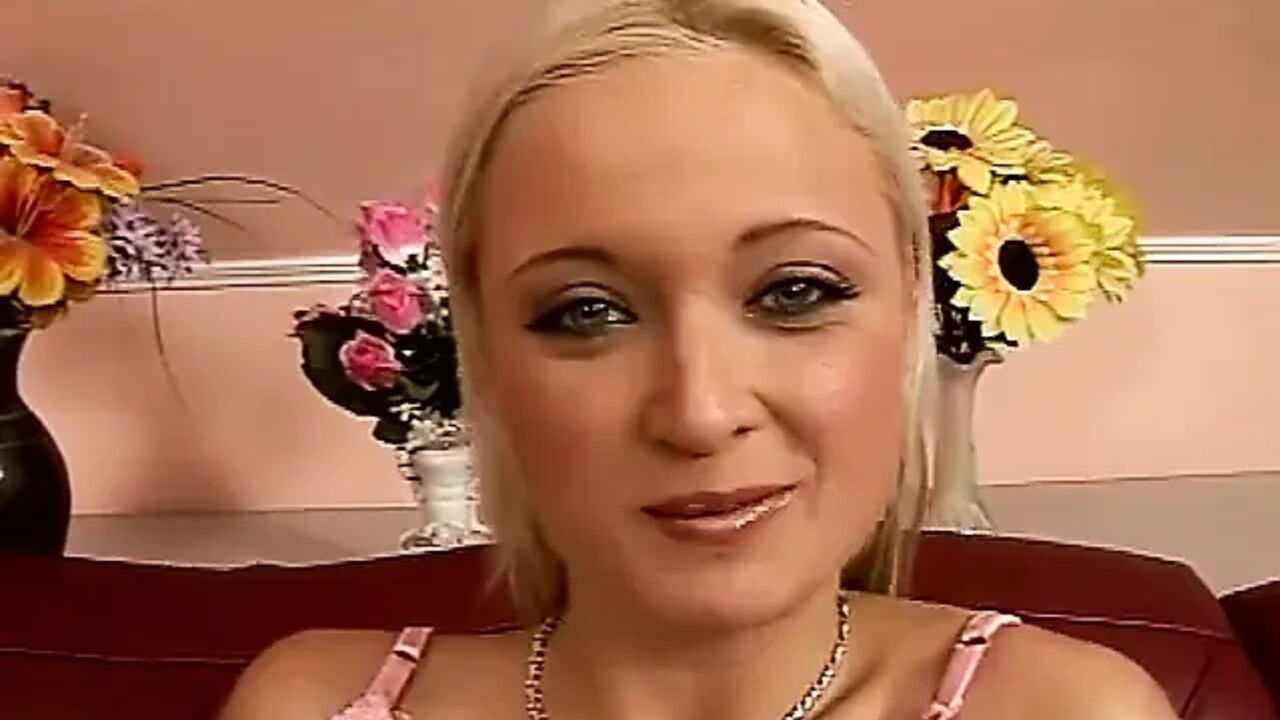 Blonde Teen Enjoys a Mature Cock and a Dildo in Her Young Pussy