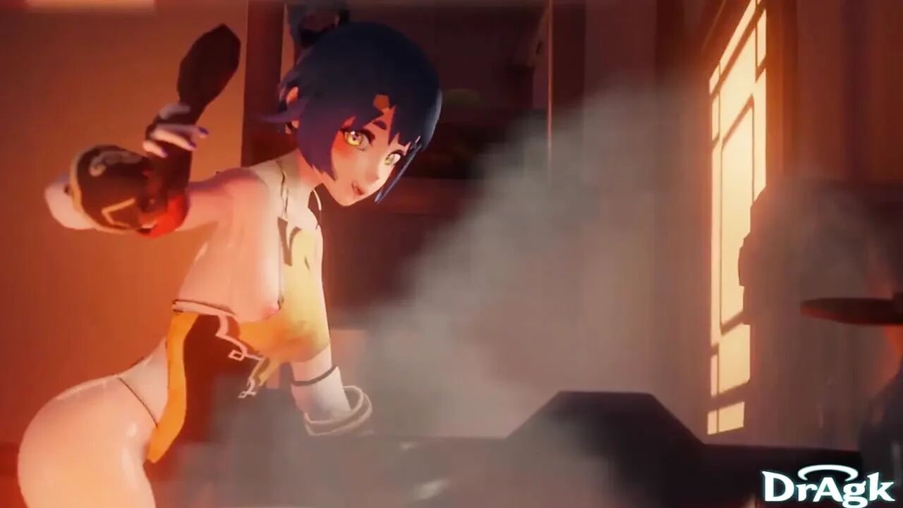 Xiangling Animation Compilation Genshin Impact Hilichurl Hentai Porn