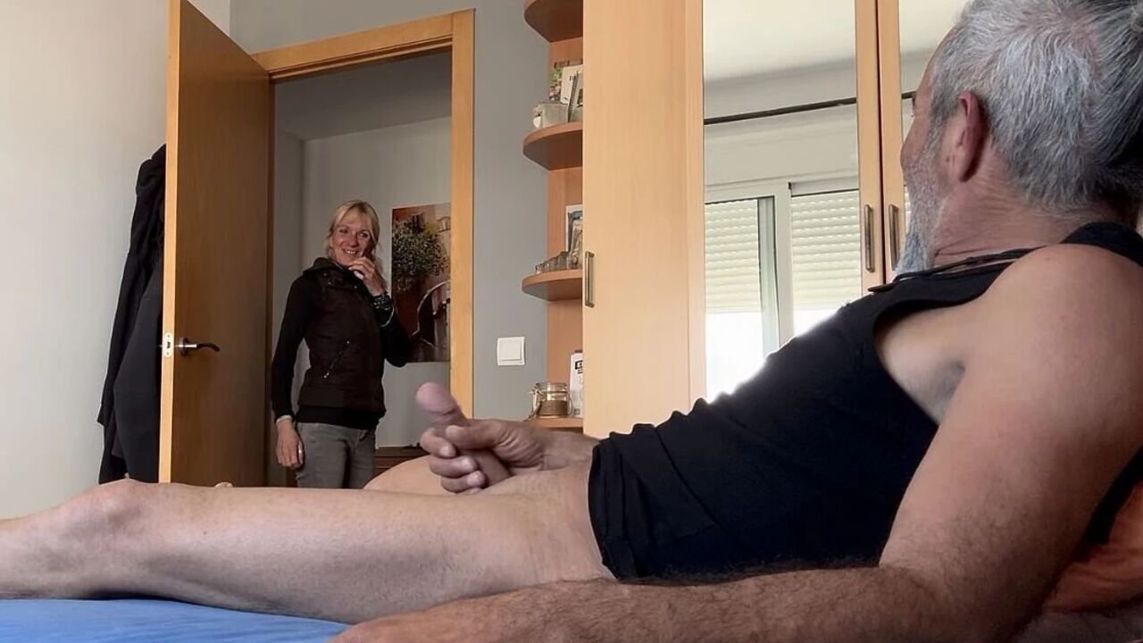 My Wife's Stepsister Catches Me Masturbating