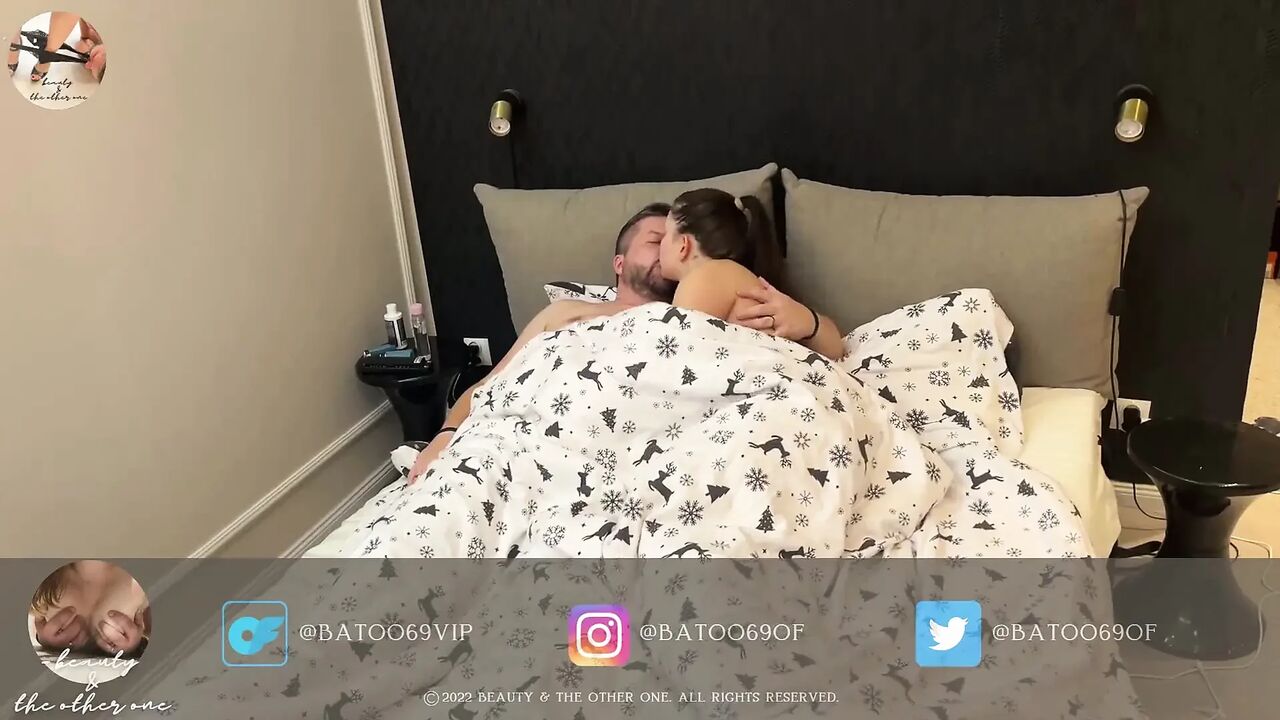 Amateur milf gets her face fucked rough in bed