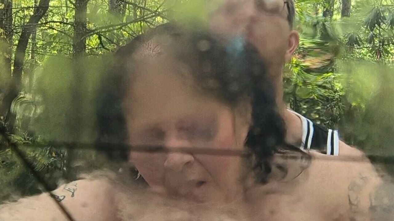 It's Raining Back of Car Brick Dick Pounds Her Hard
