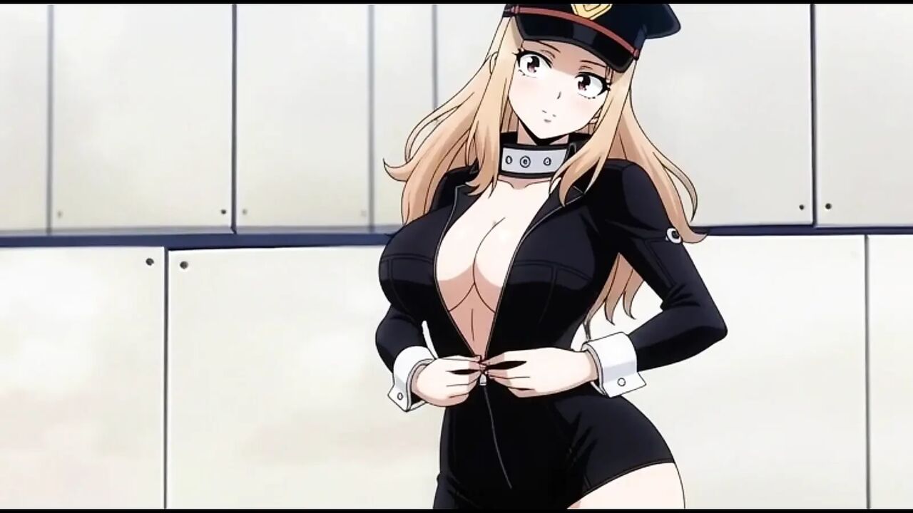 Sensual moments of anime girls in suggestive scenes