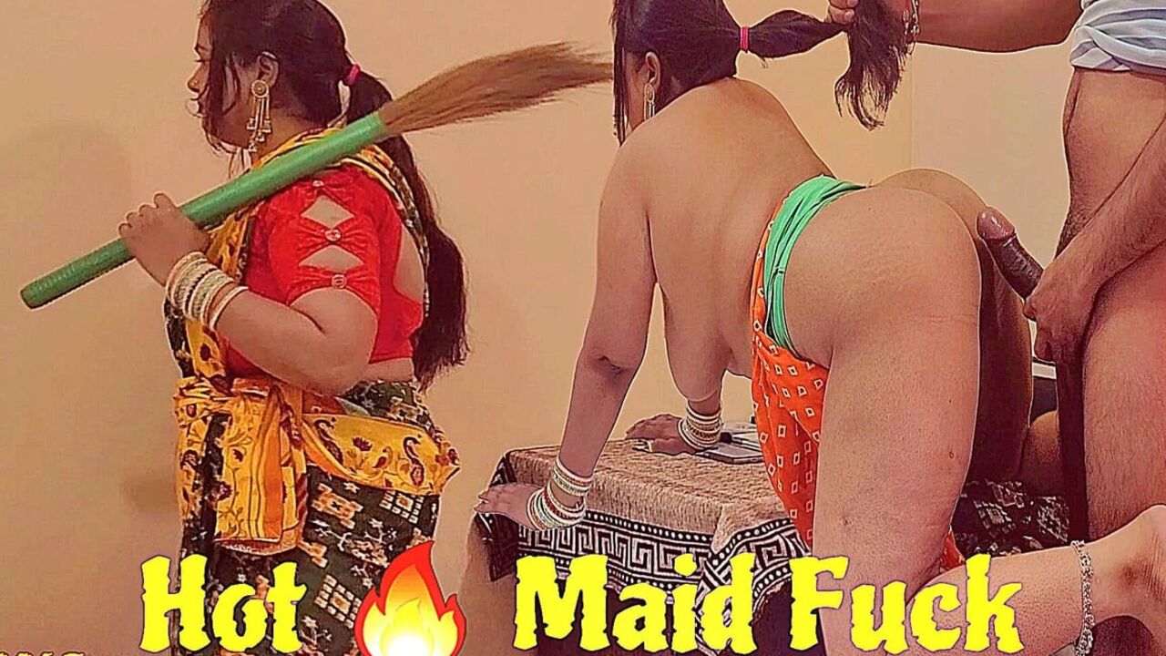 Hot Maid Enjoyful XXX Fuck with Owner.