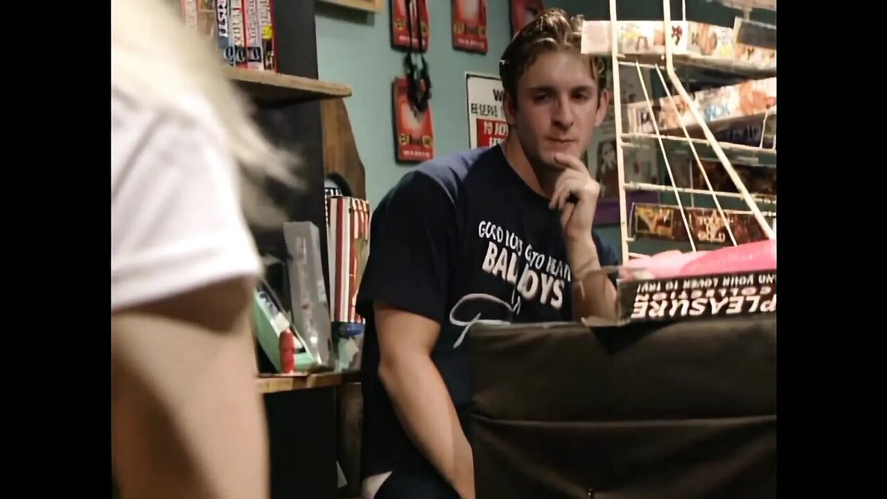 An Intense Video Store Fuck for the Eager Young Britni