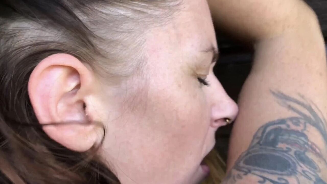 XL 18 years young cock fucks horny milf outdoor in the garden - without a condom in my cunt - cum creampie - Am I pregnant now?