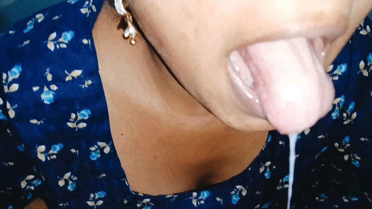Real homemade cum in mouth blowjob with face fuck indian bhabhi best blowjob home made video