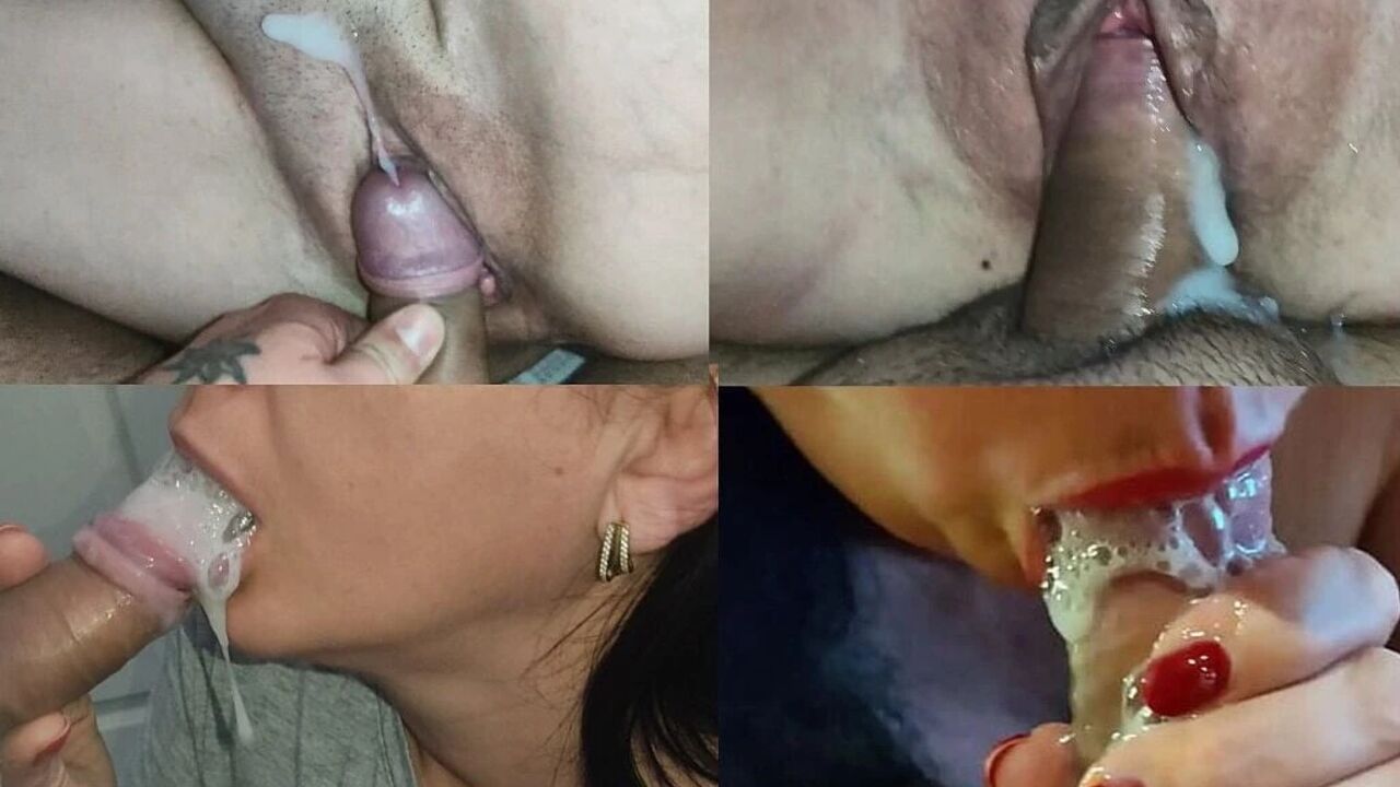 Amazing Compilation Creampies , Cumshots and Cum in Mouth Amateur Mature MILF