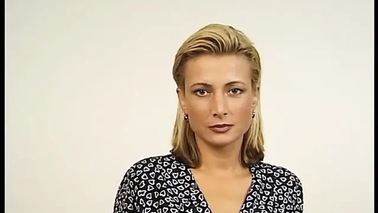 Cute blonde masturbates with dildo