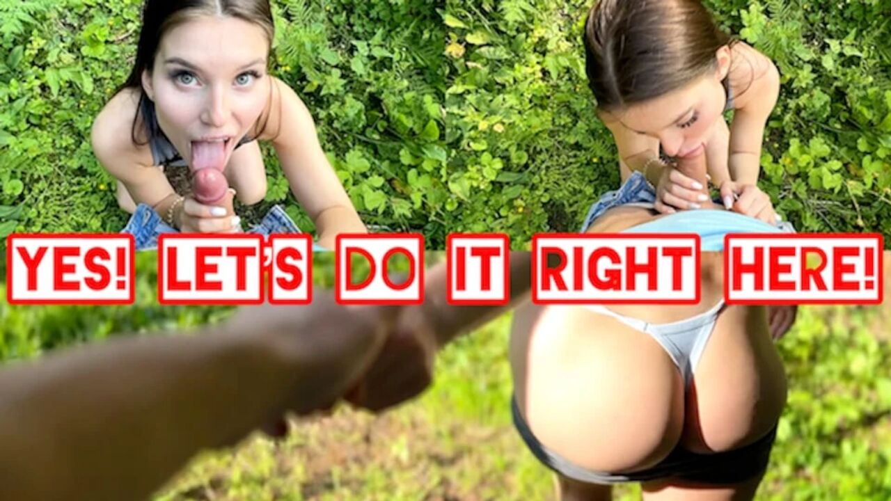 POV Blowjob Outdoors