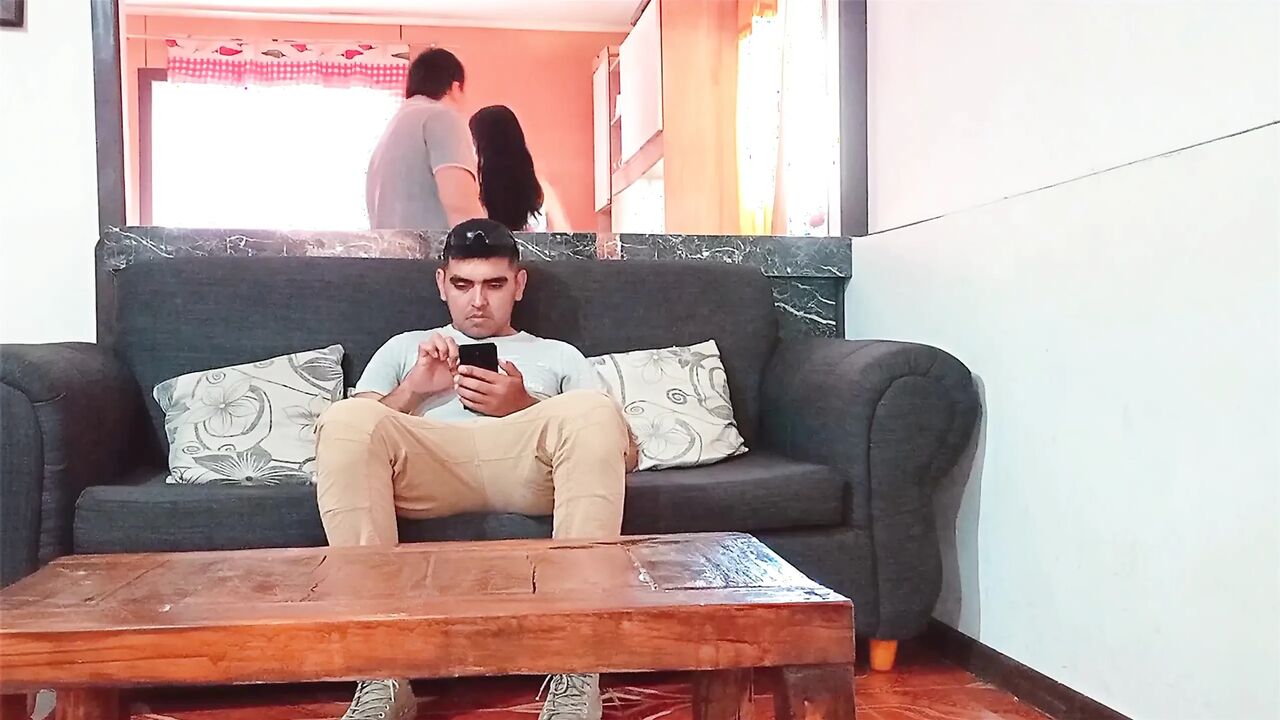 My Cuckolded Husband Cooks While We Have Sex with His Friend