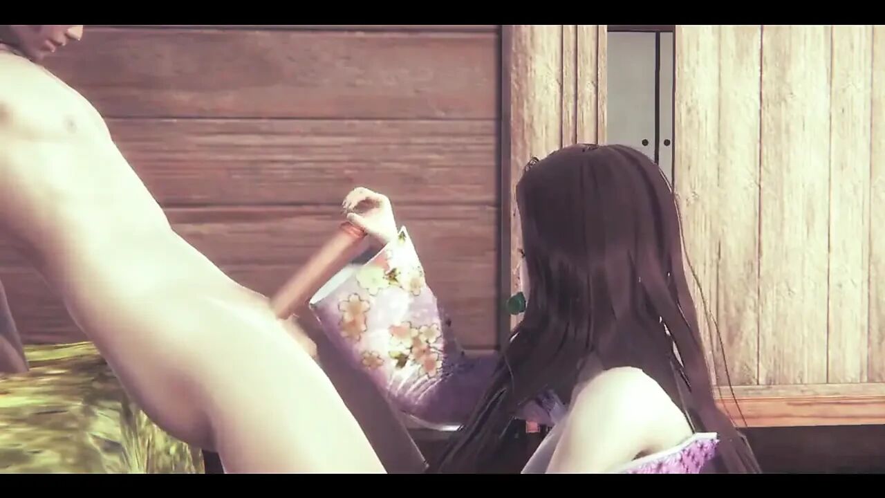 Demon Slayer Hentai - Nezuko Handjob and Anal - Japanese Asian Manga Anime Film Game Porn