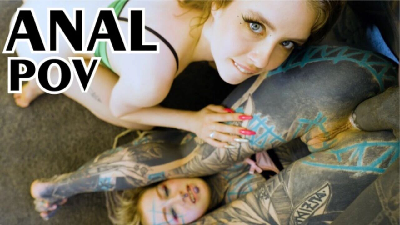 2 Hot Pornstars POV Share Hard Tattooed Dick