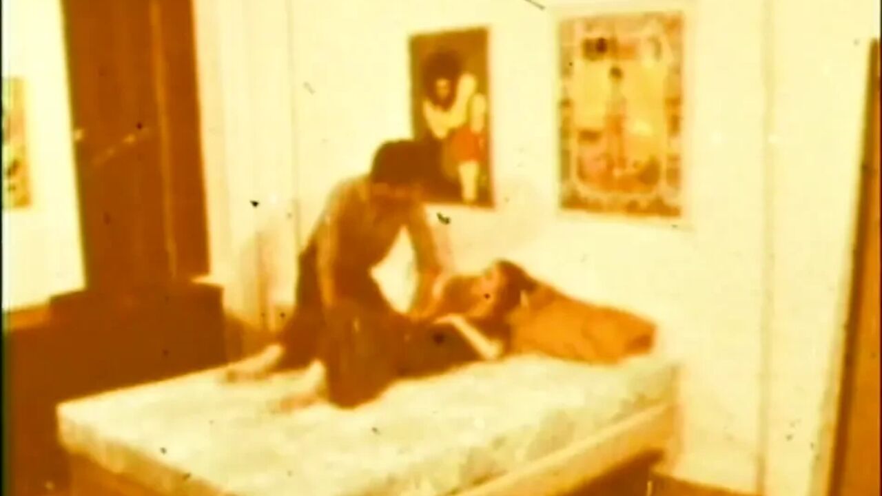 Hot couple having sensual sex
