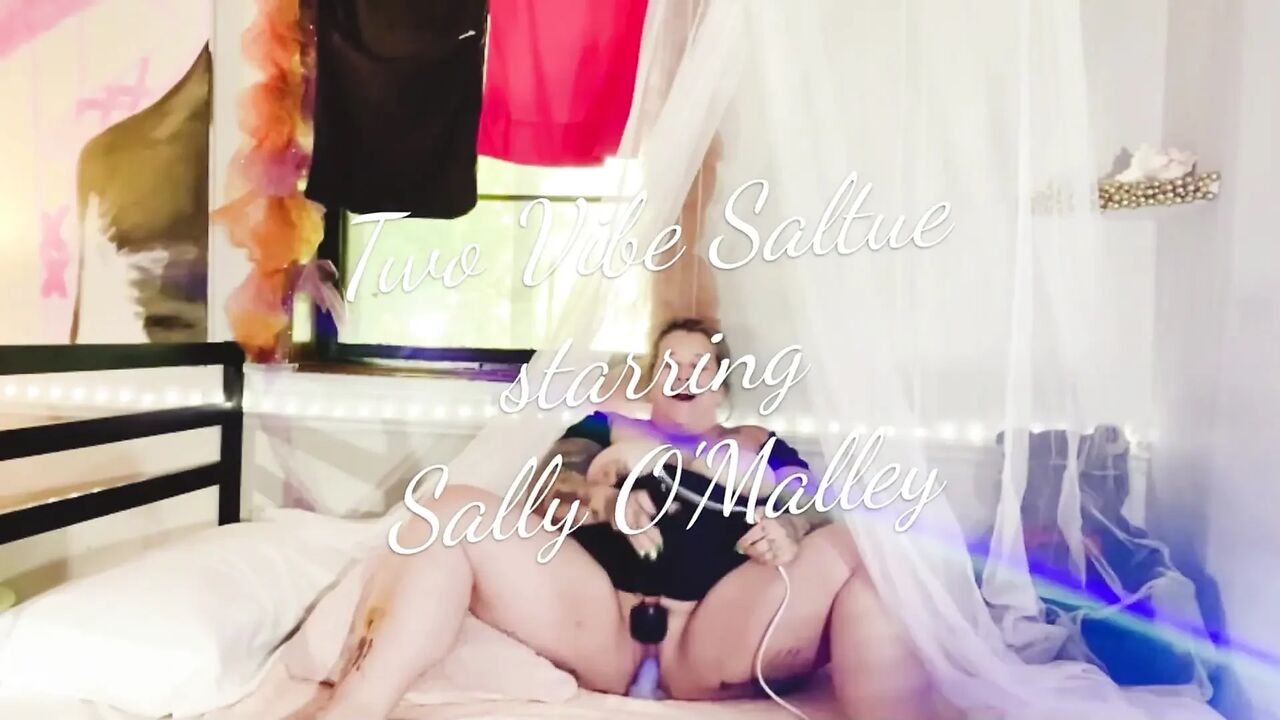 Two vibe salute starring Sally O'Malley