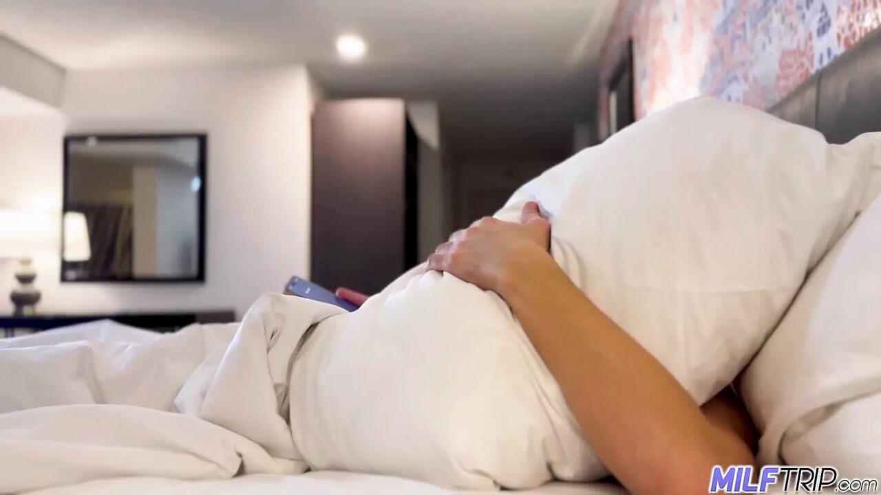 Milftrip Stepmom Spencer Scott Cures Hung Stepsons Horny Desires