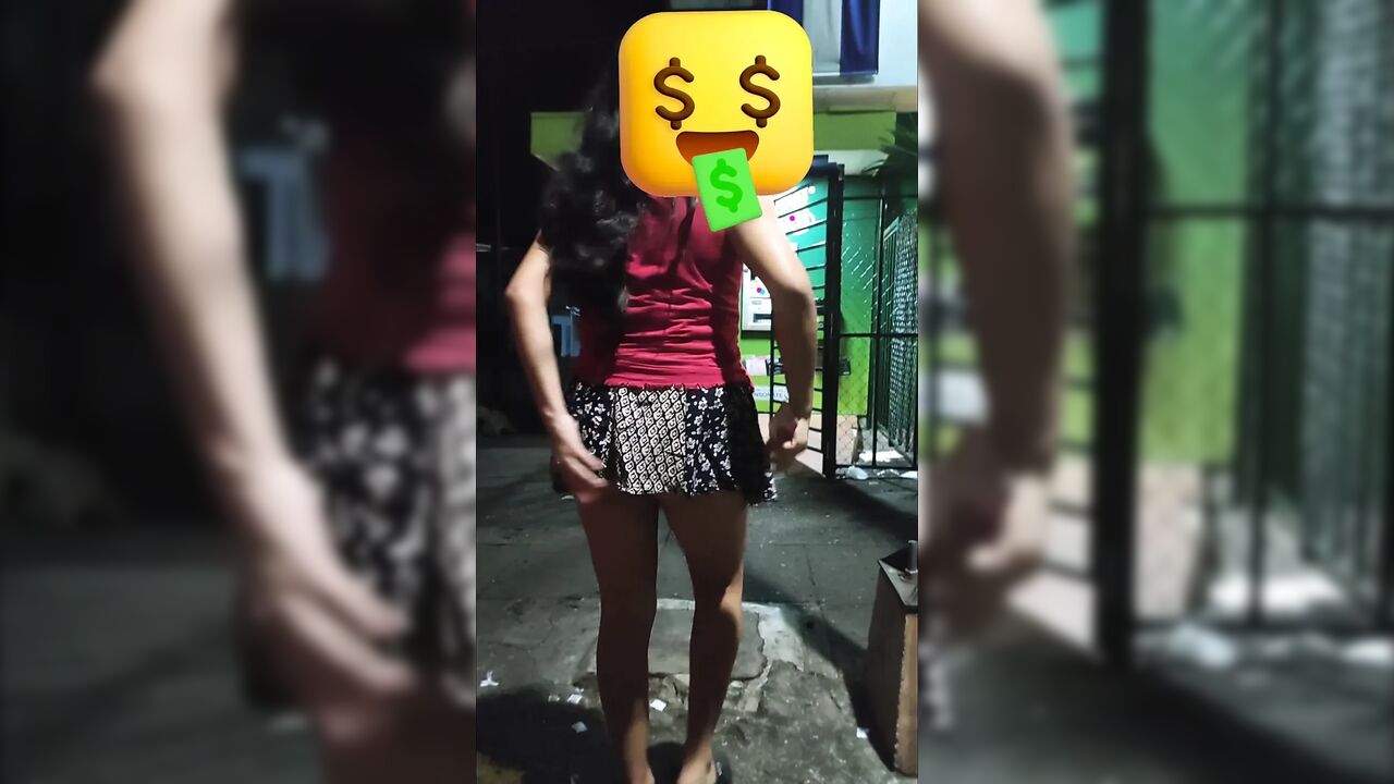 Miniskirt on the Street