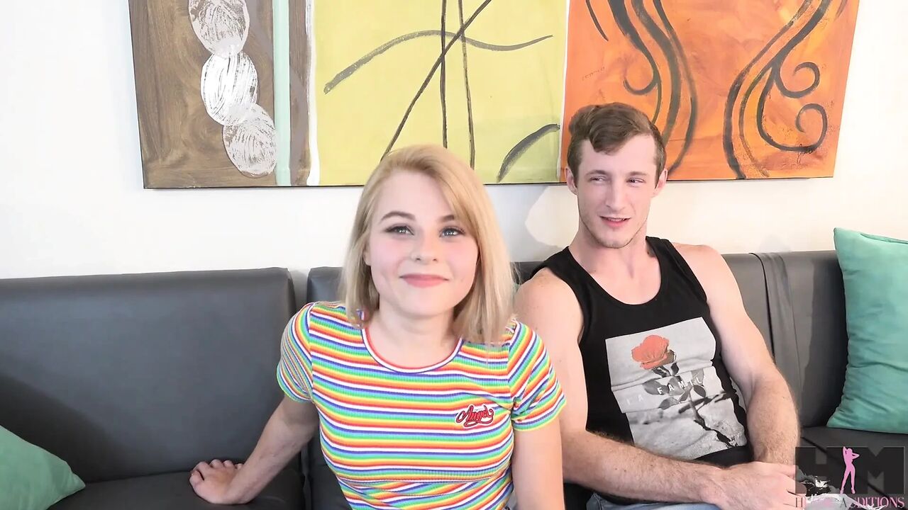 Petite Skylar Valentine’s Tight First Time With Brick!