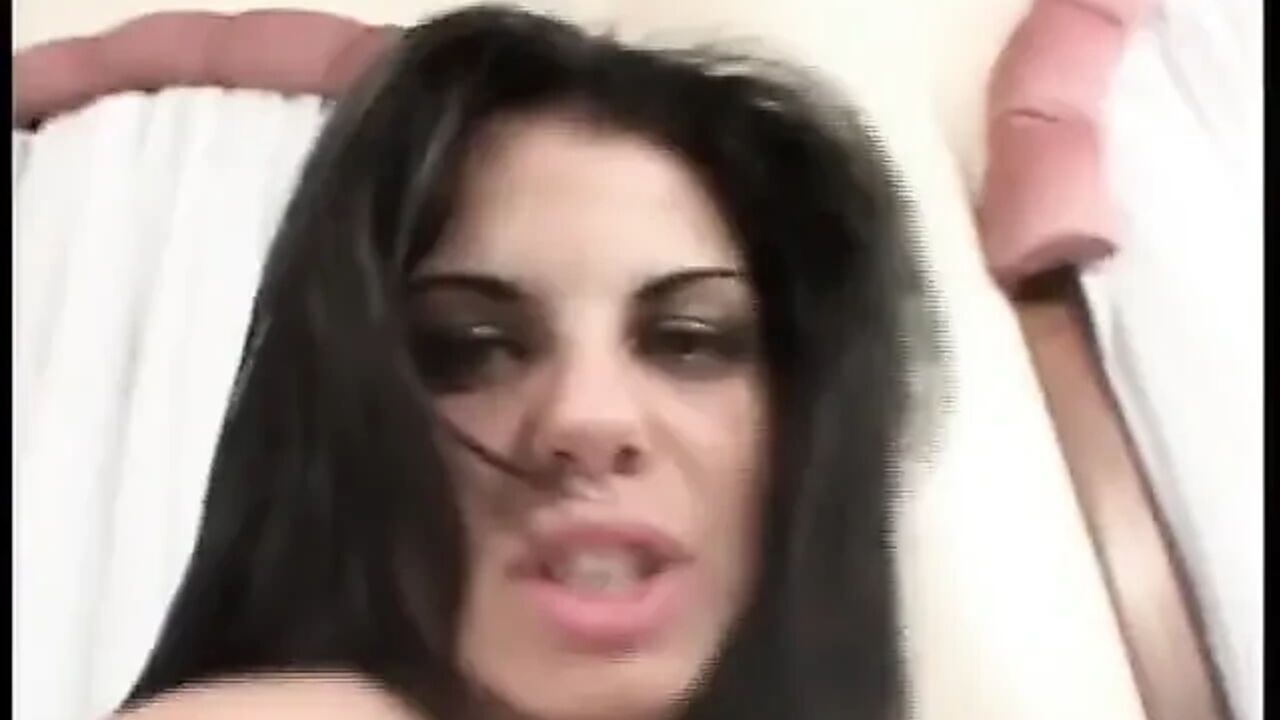 Crazy Brunette Slut Takes a Big Hard Cock Deep in Her Sweet Ass