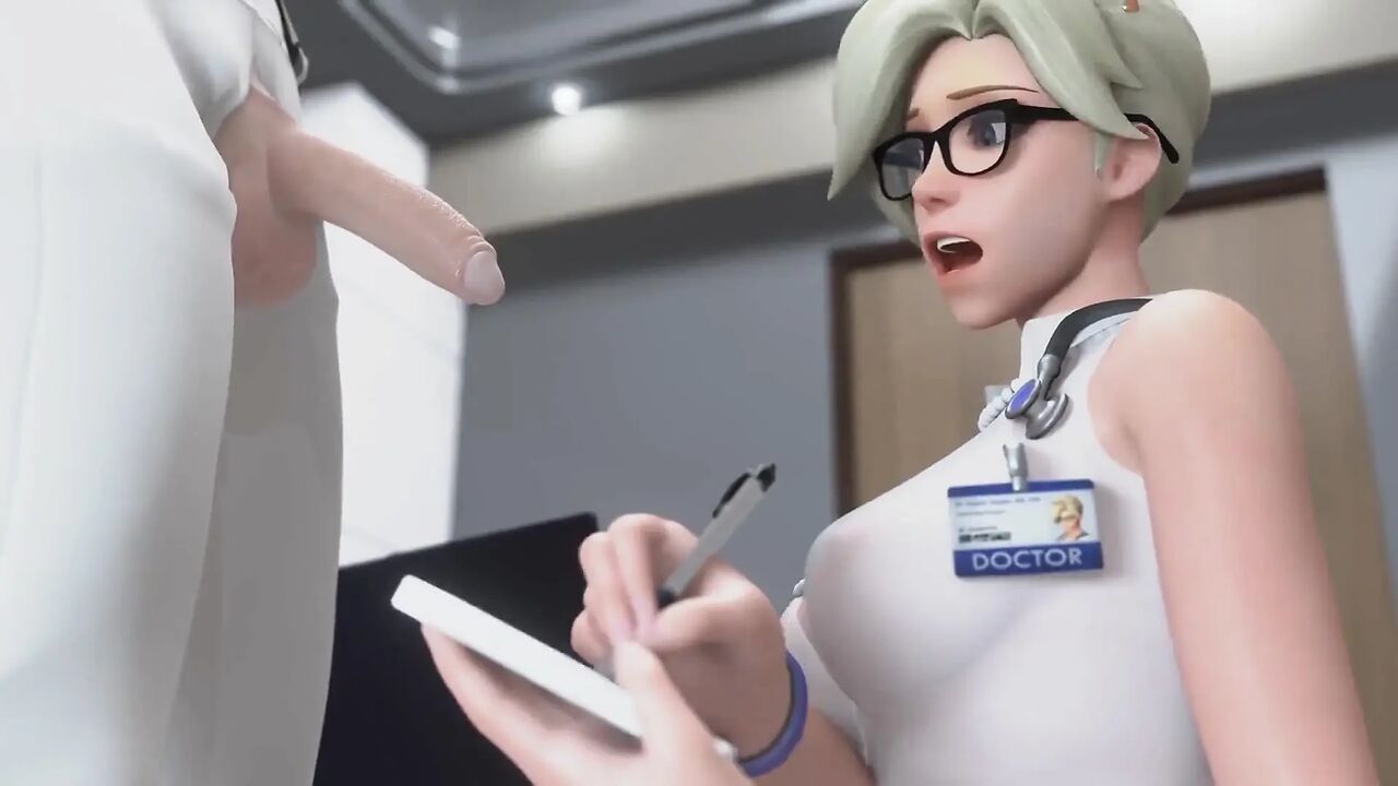 Overwatch Mercy - Handjob X Blowjob