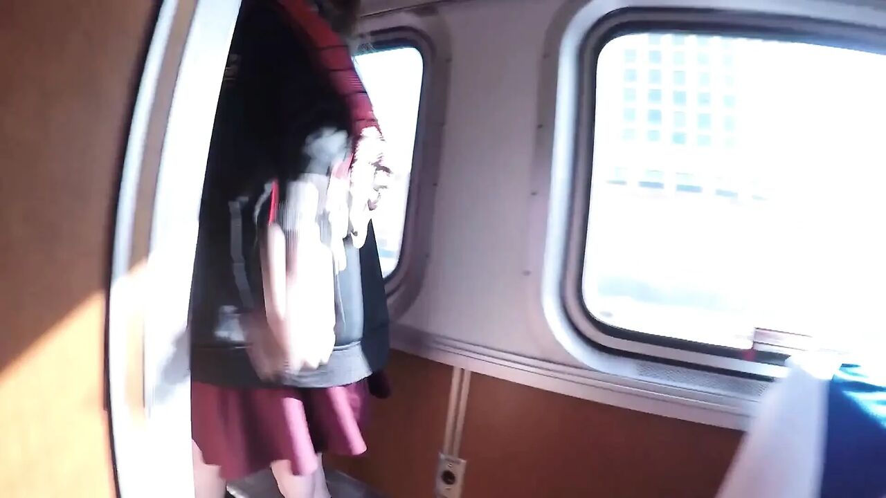 Alice Marchesi Gets A Huge Facial After Fucking A Stud In A Railcar