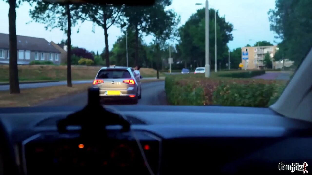 2 hot dutch blond checks having sex in public