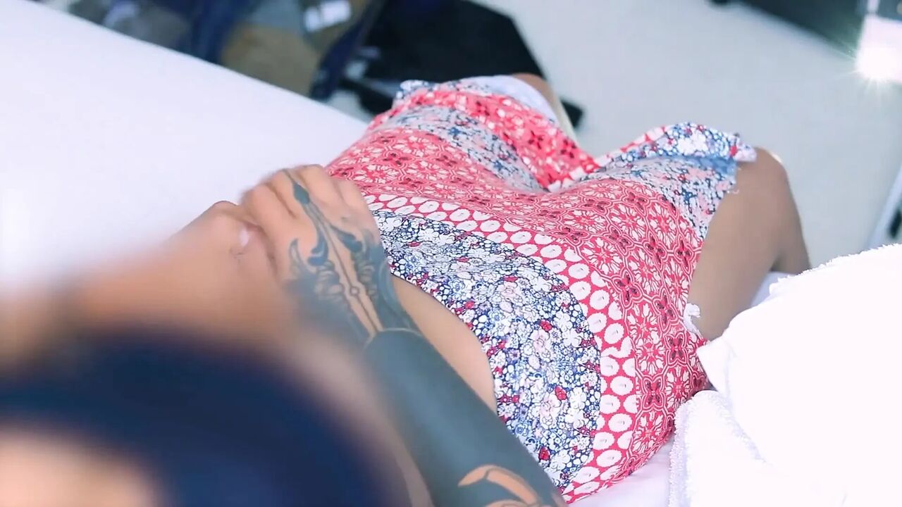 Tattoed Sexy Babe Schoolgirl Fucked in Missionary After Class