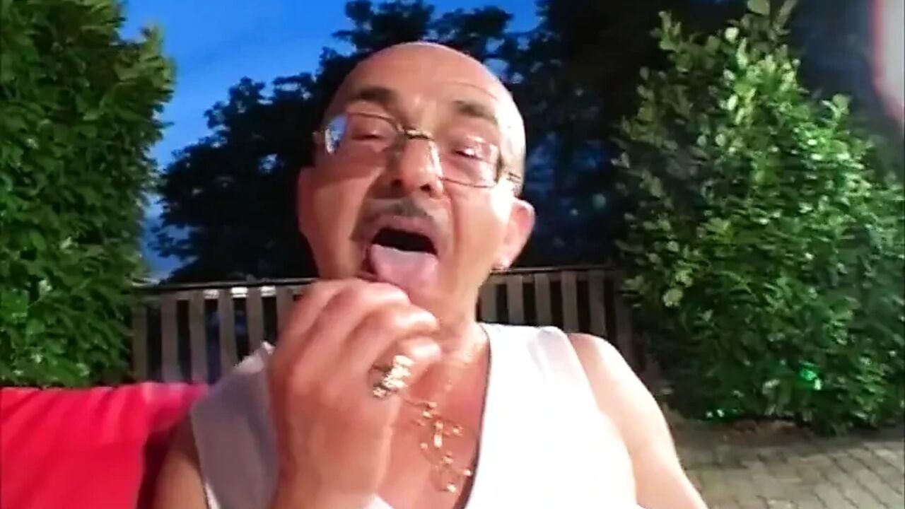 Old man love blonde milf hand in ass